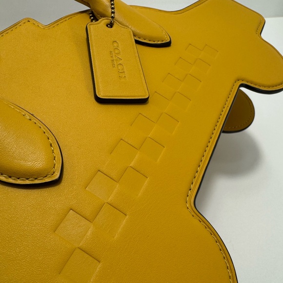 Coach Yellow Taxi-Shaped Women's Bag - Picture 6 of 8